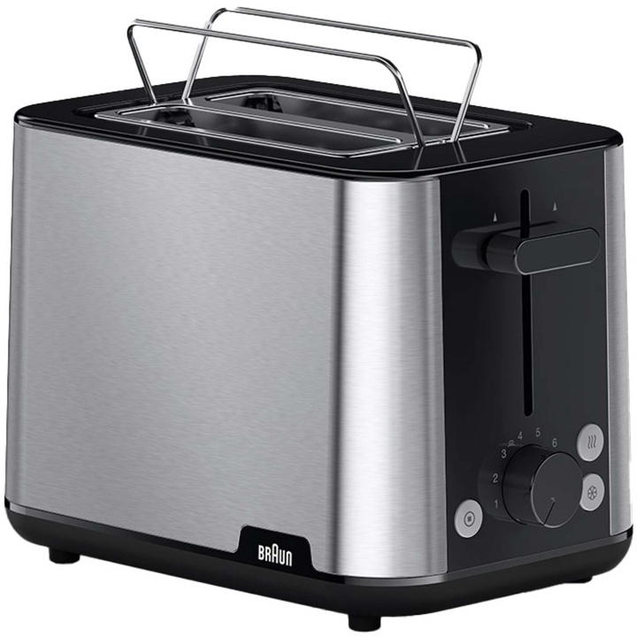 Braun Brödrost HT1510.BK PurShine 2skivors i gruppen HJEM, HUS OG HAGE / Husholdningsapparater / Brødristere og toastjern / Brødristere hos TP E-commerce Nordic AB (C58960)