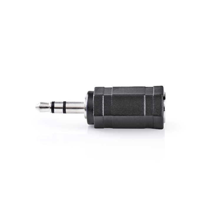 Nedis Stereo Audio Adapter | 3.5 mm Han | 2.5 mm Hun | Nikkel belagt | Rett | Metall | Sort | 1 stk. | Blister i gruppen Elektronikk / Kabler og adaptere / Lyd analog / Adaptere hos TP E-commerce Nordic AB (C58971)