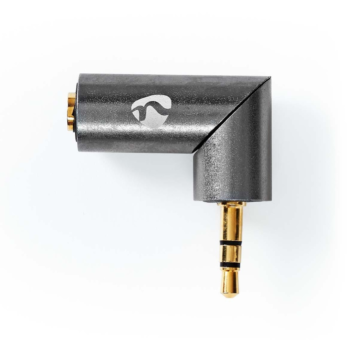 Nedis Stereo Audio Adapter | 3.5 mm Han | 3.5 mm Hun | Gull belagt | Rett | Metall | Gull / Gun Metal Grå | 1 stk. | Deksel Vindusboks i gruppen Elektronikk / Kabler og adaptere / Lyd analog / Adaptere hos TP E-commerce Nordic AB (C58982)