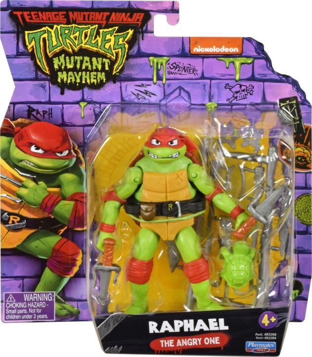 Teenage Mutant Ninja Turtles: Mutant Mayhem Raphael-figur i gruppen LEKER, BARN OG BABY / Leker / Figurer, miniatyrer og tilbehør hos TP E-commerce Nordic AB (C59137)