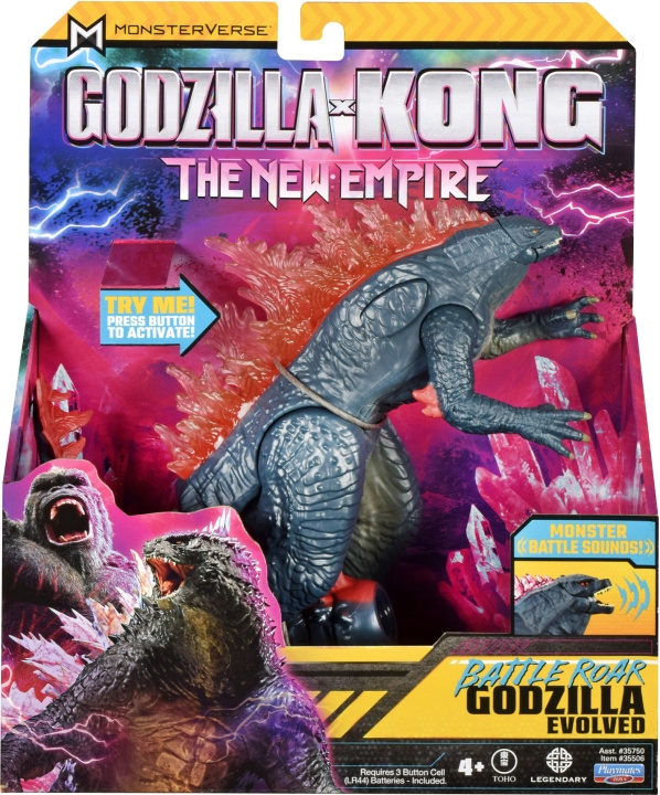Godzilla x Kong: The New Empire Deluxe Battle Roar Godzilla Evolved-figur, 17,5 cm i gruppen LEKER, BARN OG BABY / Leker / Figurer, miniatyrer og tilbehør hos TP E-commerce Nordic AB (C59145)