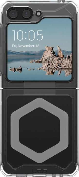 Urban Armor Gear Samsung Galaxy Z Flip5 Plyo Pro, is/sølv i gruppen SMARTTELEFON & NETTBRETT / Mobilbeskyttelse / Samsung hos TP E-commerce Nordic AB (C59222)