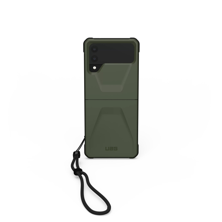 Urban Armor Gear Samsung Galaxy Z Flip 4 Civilian, olivenfarget i gruppen SMARTTELEFON & NETTBRETT / Mobilbeskyttelse / Samsung hos TP E-commerce Nordic AB (C59339)