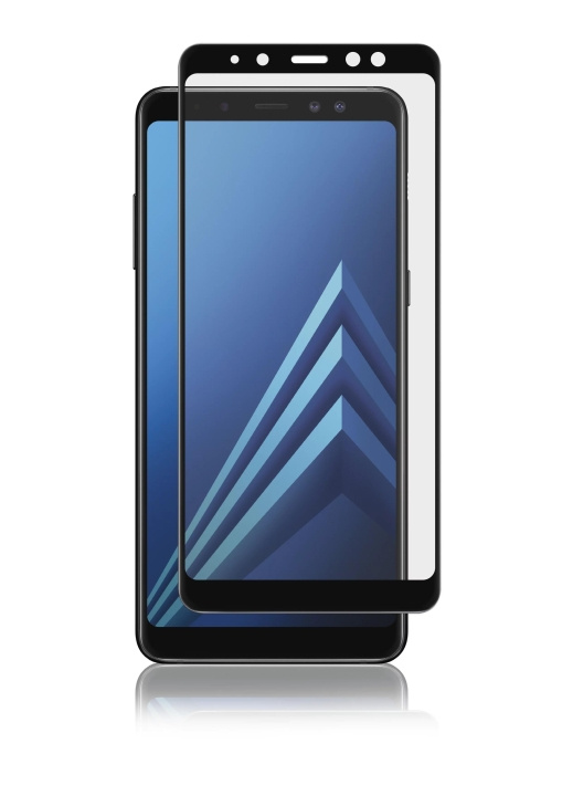panzer Samsung Galaxy A8 2018, Curved Glass, Black i gruppen SMARTTELEFON & NETTBRETT / Mobilbeskyttelse / Samsung hos TP E-commerce Nordic AB (C59483)