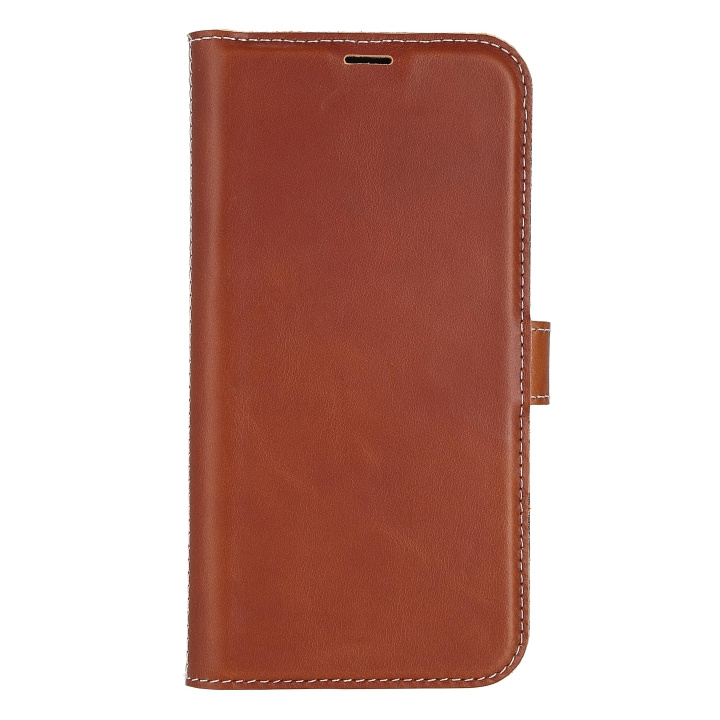 Essentials iPhone 14 Pro Leather wallet,detachable,Brown i gruppen SMARTTELEFON & NETTBRETT / Mobilbeskyttelse / Apple / iPhone 14 hos TP E-commerce Nordic AB (C59505)