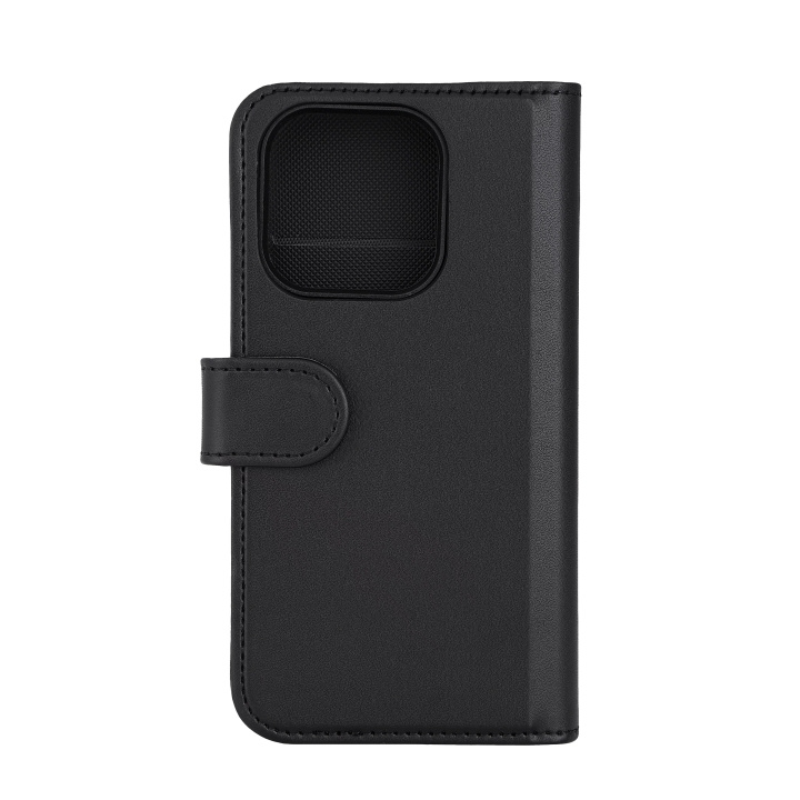 DELTACO Lommebokveske, 2-i-1, iPhone 15 Pro, magnetisk deksel, svart i gruppen SMARTTELEFON & NETTBRETT / Mobilbeskyttelse / Apple / iPhone 15 hos TP E-commerce Nordic AB (C59537)