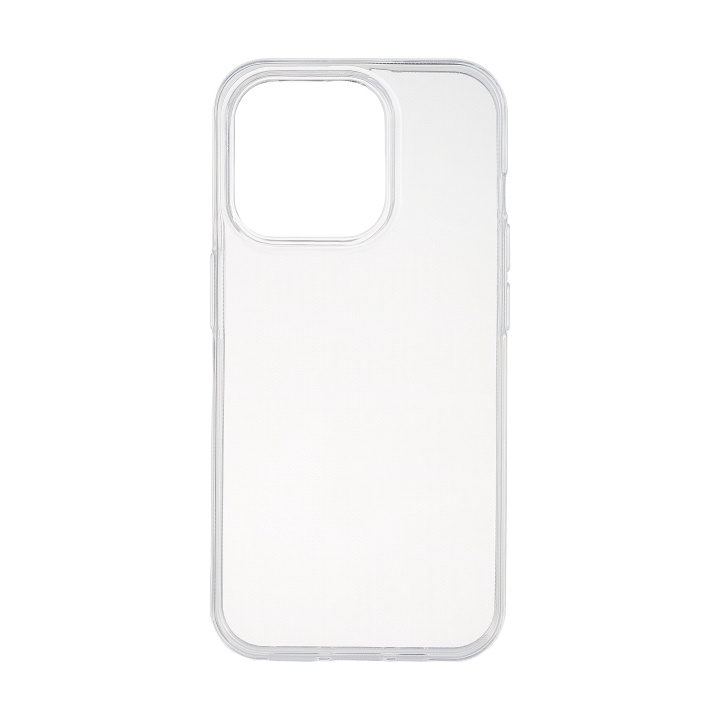 Essentials iPhone 15 Pro TPU bakdeksel, gjennomsiktig i gruppen SMARTTELEFON & NETTBRETT / Mobilbeskyttelse / Apple / iPhone 15 hos TP E-commerce Nordic AB (C59541)