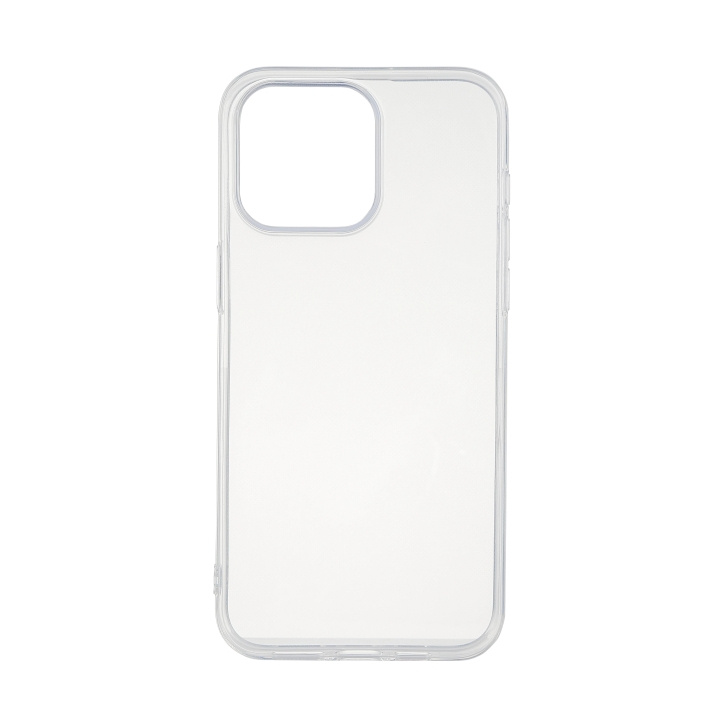 Essentials iPhone 15 Pro Max resirkulert TPU-bakdeksel, gjennomsiktig i gruppen SMARTTELEFON & NETTBRETT / Mobilbeskyttelse / Apple / iPhone 15 hos TP E-commerce Nordic AB (C59551)