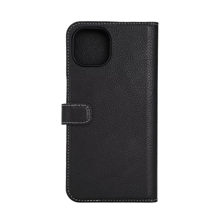 Essentials iPhone 15 Plus leather Mag wallet, detachable,magnetic,black i gruppen SMARTTELEFON & NETTBRETT / Mobilbeskyttelse / Apple / iPhone 15 hos TP E-commerce Nordic AB (C59569)