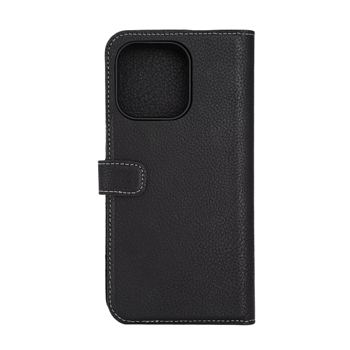 Essentials iPhone 15 Pro Max leather Mag wallet,detachable,magnetic,blk i gruppen SMARTTELEFON & NETTBRETT / Mobilbeskyttelse / Apple / iPhone 15 hos TP E-commerce Nordic AB (C59571)