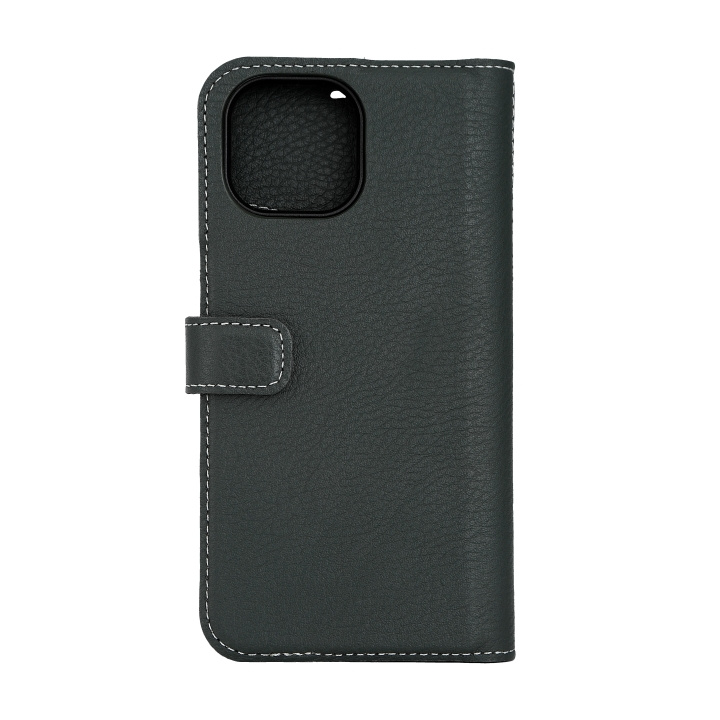 Essentials iPhone 15 leather Mag wallet, detachable, magnetic, green i gruppen SMARTTELEFON & NETTBRETT / Mobilbeskyttelse / Apple / iPhone 15 hos TP E-commerce Nordic AB (C59573)