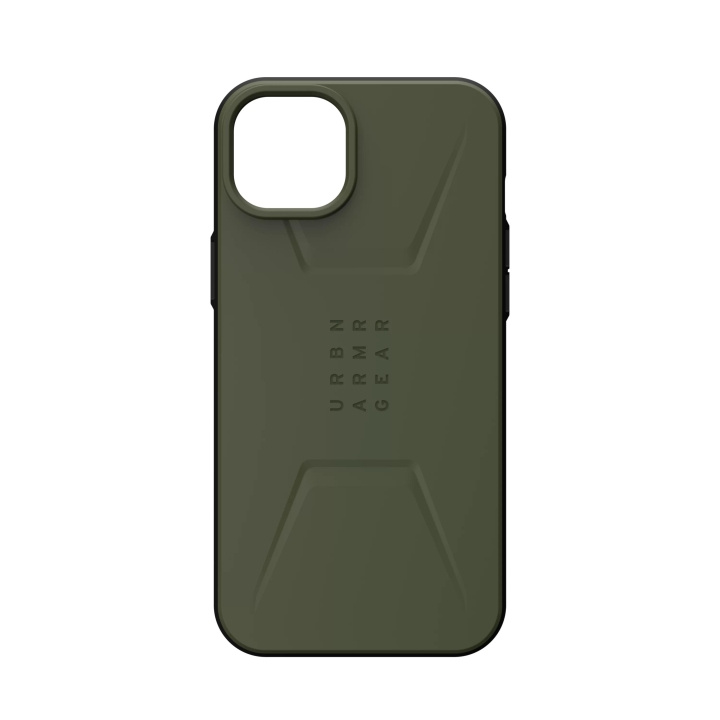 Urban Armor Gear iPhone 14 Plus Civilian Magsafe - Olive i gruppen SMARTTELEFON & NETTBRETT / Mobilbeskyttelse / Apple / iPhone 14 hos TP E-commerce Nordic AB (C59627)