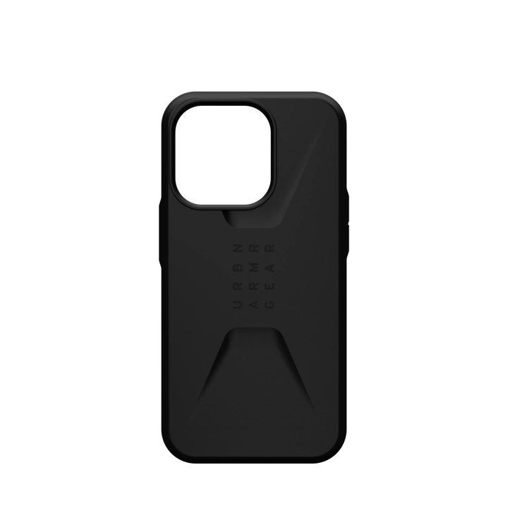 Urban Armor Gear iPhone 14 Pro Civilian - Svart i gruppen SMARTTELEFON & NETTBRETT / Mobilbeskyttelse / Apple / iPhone 14 hos TP E-commerce Nordic AB (C59656)