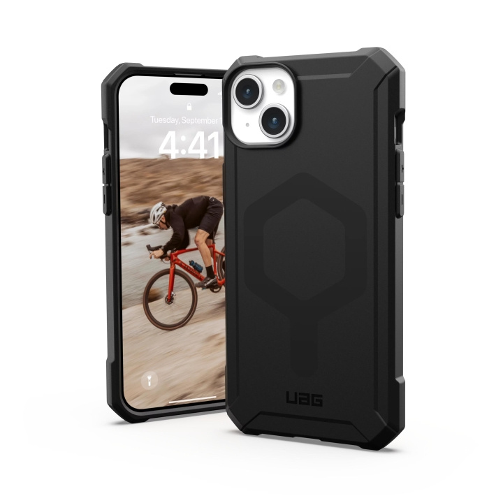 Urban Armor Gear iPhone 15 Plus Essential Armor Magsafe - Svart i gruppen SMARTTELEFON & NETTBRETT / Mobilbeskyttelse / Apple / iPhone 15 hos TP E-commerce Nordic AB (C59776)