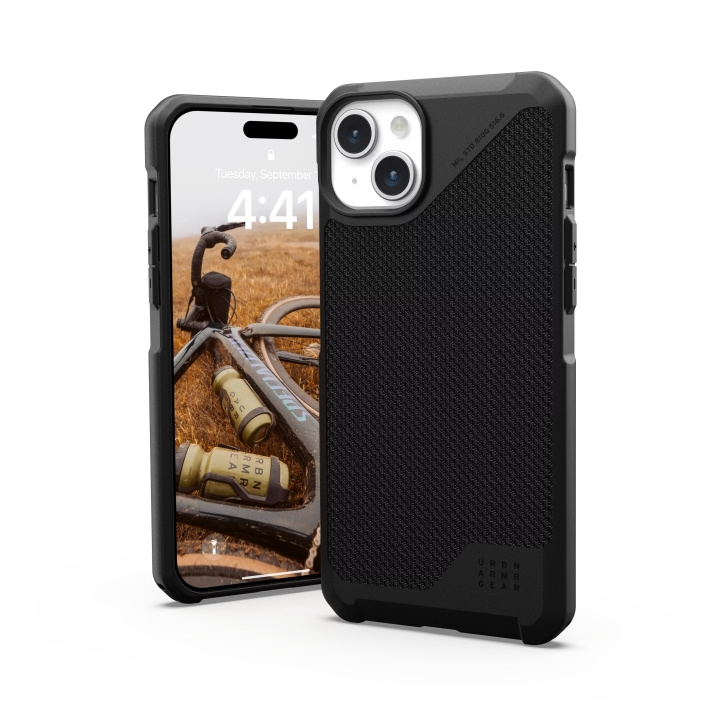 Urban Armor Gear iPhone 15 Plus Metropolis LT Magsafe - Kevlar svart i gruppen SMARTTELEFON & NETTBRETT / Mobilbeskyttelse / Apple / iPhone 15 hos TP E-commerce Nordic AB (C59786)