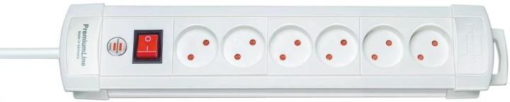 Brennenstuhl 6 way Extension Socket, 3m, White i gruppen HJEM, HUS OG HAGE / El og belysning / Grenuttak hos TP E-commerce Nordic AB (C59872)