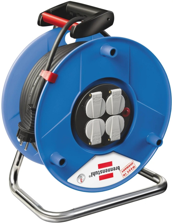 Brennenstuhl Garant Cable Reel with 4 socket, outdoor, 25m i gruppen HJEM, HUS OG HAGE / El og belysning / Kabeltrommel hos TP E-commerce Nordic AB (C59875)