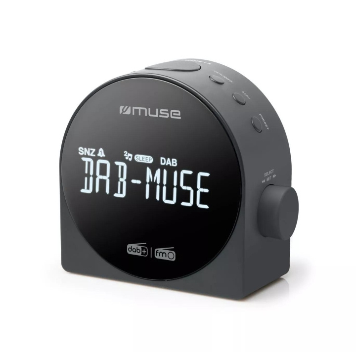 Muse M-185 CDB Clock radio DAB+ FM Dual alarm i gruppen Elektronikk / Lyd & Bilde / Hjemmekino, HiFi og bærbar / Radio & Vekkerklokker / Radio hos TP E-commerce Nordic AB (C59936)