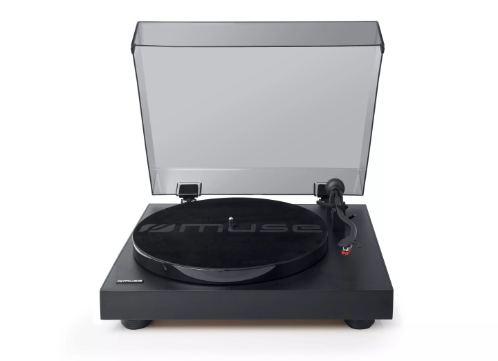 MUSE MT-105 B Turntable USB Classic look i gruppen Elektronikk / Lyd & Bilde / Hjemmekino, HiFi og bærbar / Kompakt Stereo & Platespillere hos TP E-commerce Nordic AB (C59944)