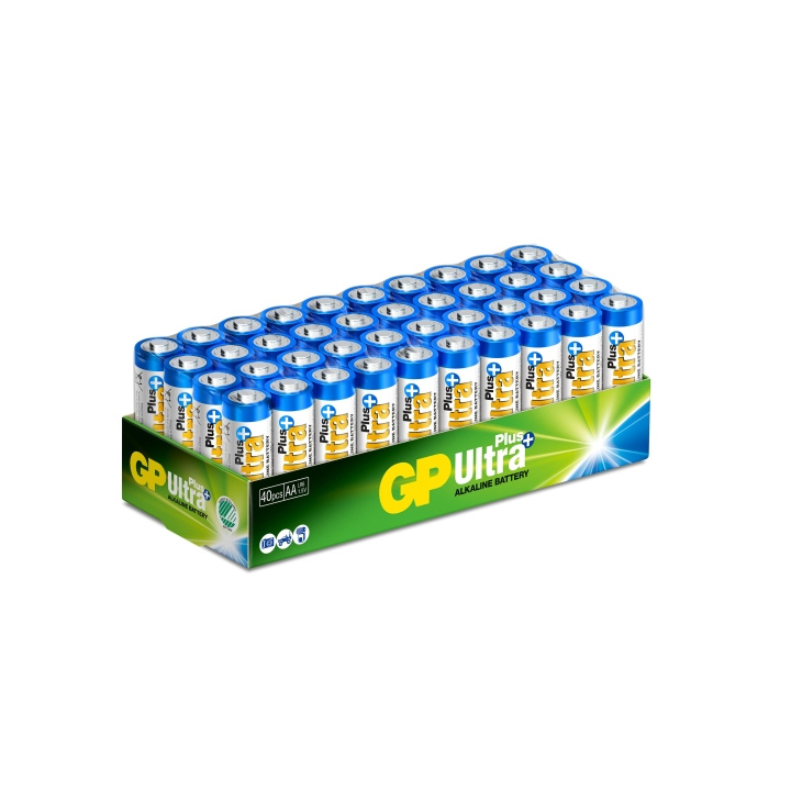 GP Ultra Plus Alkaline AA 40 Pack (S) i gruppen Elektronikk / Batterier & Ladere / Batterier / AA hos TP E-commerce Nordic AB (C59981)