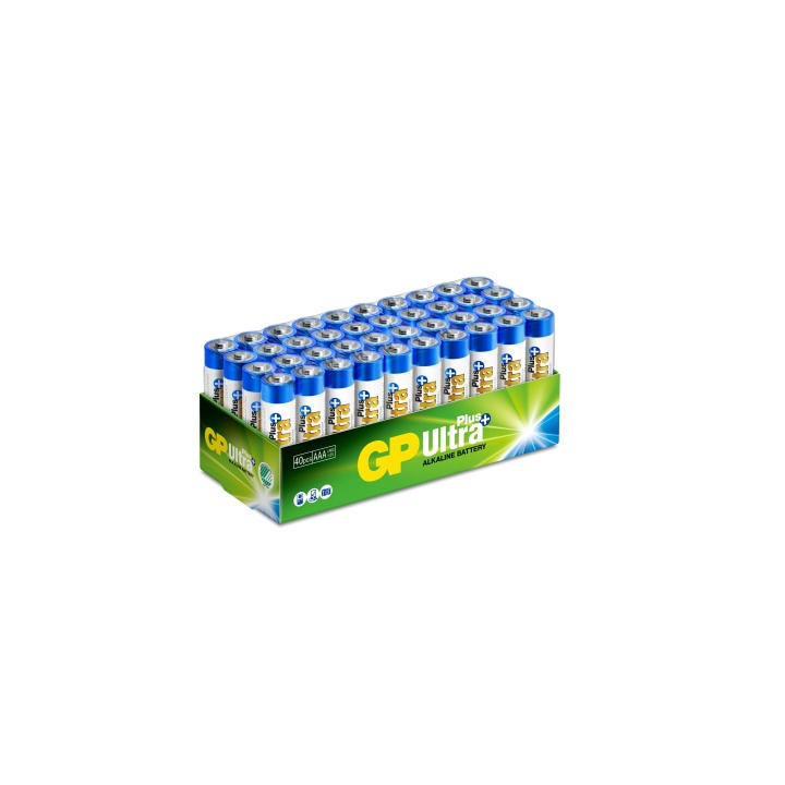 GP Ultra Plus Alkaline AAA 40 Pack (S) i gruppen Elektronikk / Batterier & Ladere / Batterier / AAA hos TP E-commerce Nordic AB (C59982)