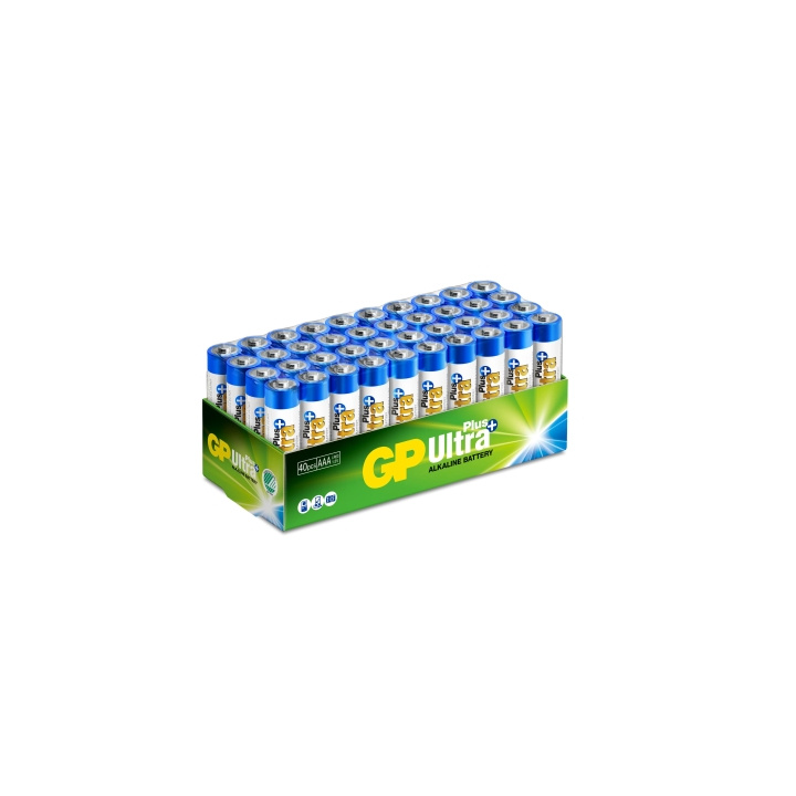 GP Ultra Plus Alkaline AAA 40-pakning (S) i gruppen Elektronikk / Batterier & Ladere / Batterier / AAA hos TP E-commerce Nordic AB (C59982)