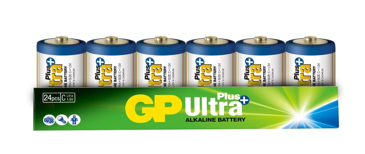 GP Ultra Plus Alkaline C 24 Pack (S) i gruppen Elektronikk / Batterier & Ladere / Batterier / Andre hos TP E-commerce Nordic AB (C59984)