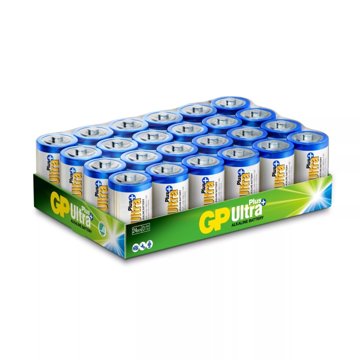 GP Ultra Plus Alkaline D 24 Pack (S) i gruppen Elektronikk / Batterier & Ladere / Batterier / Andre hos TP E-commerce Nordic AB (C59985)