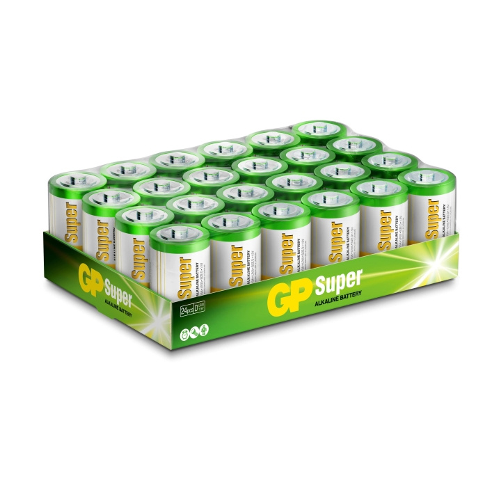 GP Super Alkaline D 24 Pack (S) i gruppen Elektronikk / Batterier & Ladere / Batterier / Andre hos TP E-commerce Nordic AB (C59991)