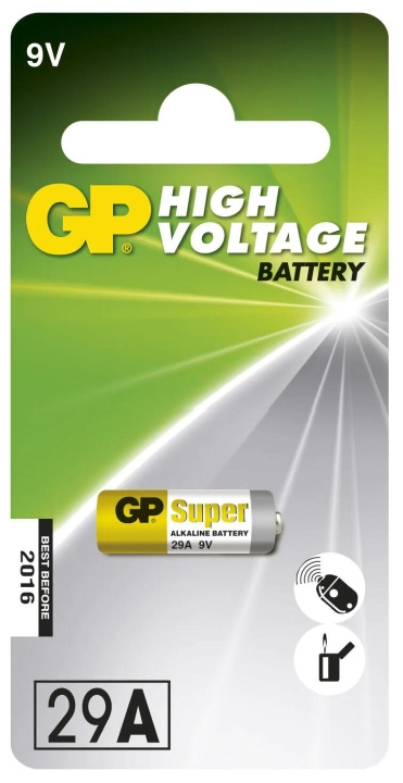 GP Høyspenning 29A 1 pakke (B) i gruppen Elektronikk / Batterier & Ladere / Batterier / Andre hos TP E-commerce Nordic AB (C59995)