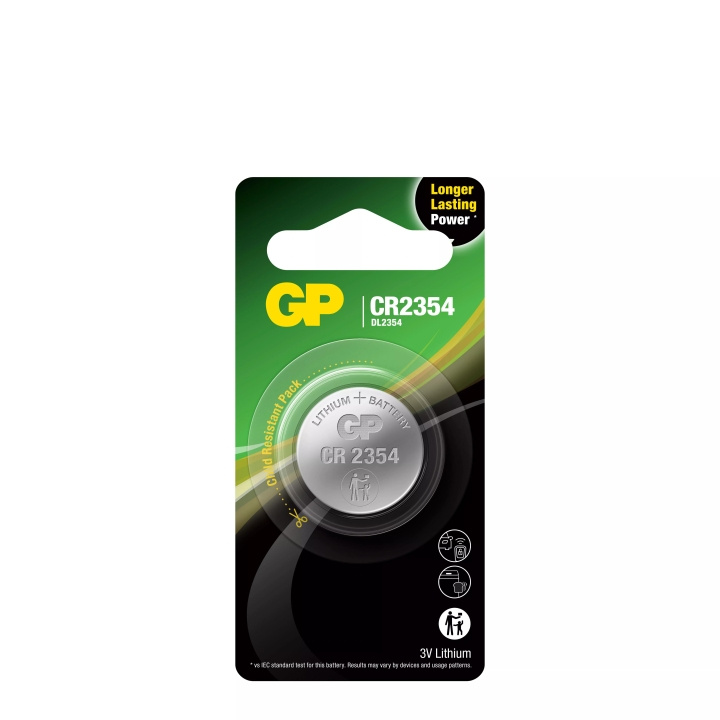 GP CR2354 litium-mynt, 1 pakke (B) i gruppen Elektronikk / Batterier & Ladere / Batterier / knappcelle hos TP E-commerce Nordic AB (C60000)