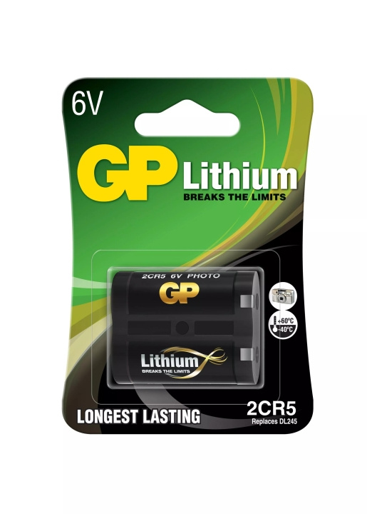 GP 2CR5 Litium 1 pakke (B) i gruppen Elektronikk / Batterier & Ladere / Batterier / Andre hos TP E-commerce Nordic AB (C60003)