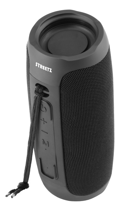 Streetz S350 Bluetooth Speaker 2x10W, AUX, micro SD slot, black i gruppen Elektronikk / Lyd & Bilde / Høyttalere & tilbehør / Bluetooth-høyttalere / Bærbare høyttalere hos TP E-commerce Nordic AB (C60046)