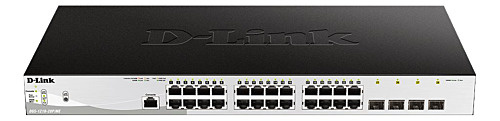 D-Link 28-Port Gigabit PoE Metro Ethernet Switch i gruppen Datautstyr / Nettverk / Switcher / 10/100/1000Mbps hos TP E-commerce Nordic AB (C60057)