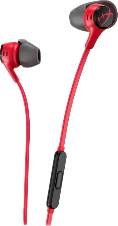 HyperX Cloud Earbuds II RED Gaming-ørepropper med mikrofon i gruppen Elektronikk / Lyd & Bilde / Hodetelefoner & Tilbehør / Hodetelefoner hos TP E-commerce Nordic AB (C60081)