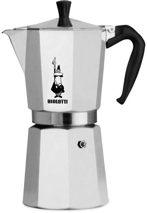 Bialetti Moka Express, 12 koppar i gruppen HJEM, HUS OG HAGE / Husholdningsapparater / Kaffe og espresso / Kaffekverner hos TP E-commerce Nordic AB (C60108)