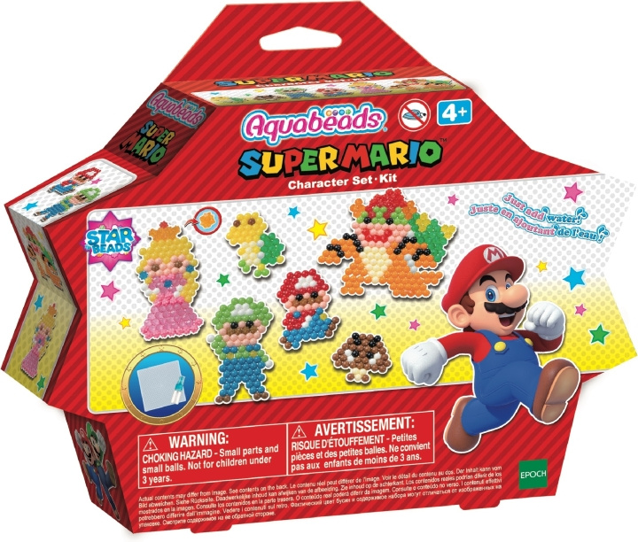 Aquabeads - Super Mario Star Parade-sett i gruppen SPORT, FRITID & HOBBY / Hobby / Perler / Perleplater & Perler hos TP E-commerce Nordic AB (C60146)