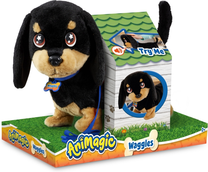 Animagic Waggles - interactive dachshund i gruppen LEKER, BARN OG BABY / Leker / Dukker & tilbehør hos TP E-commerce Nordic AB (C60168)