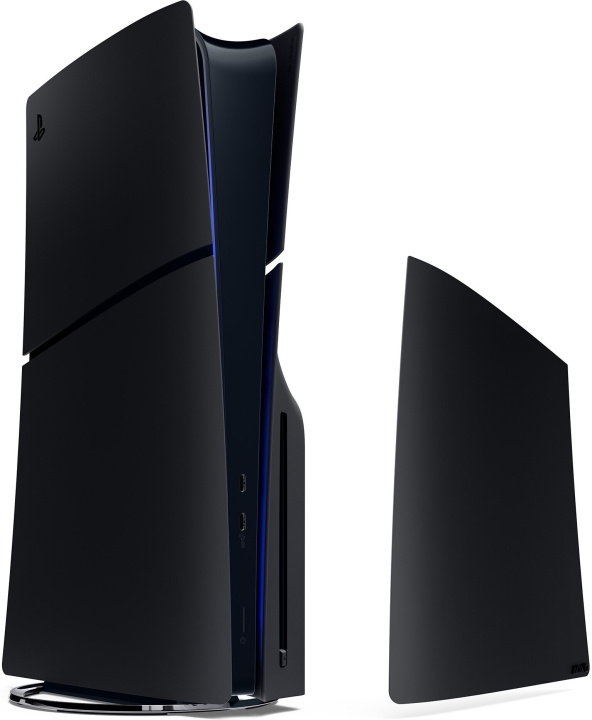 PlayStation 5 (Slim model series) Cover - Midnight Black replacement covers i gruppen Elektronikk / TV-spill & tilbehør / Sony PlayStation 5 hos TP E-commerce Nordic AB (C60189)