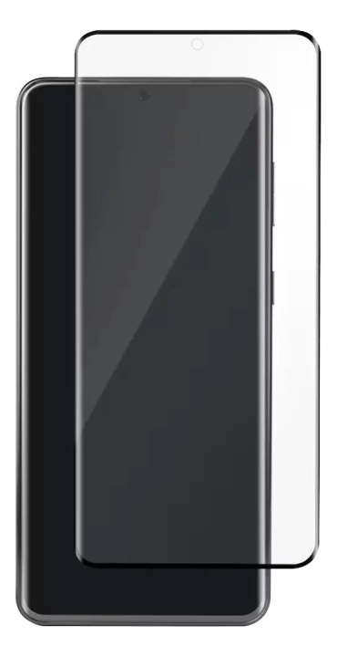 Panzer Galaxy S21 Ultra Curved Glass svart i gruppen SMARTTELEFON & NETTBRETT / Mobilbeskyttelse / Samsung hos TP E-commerce Nordic AB (C60258)
