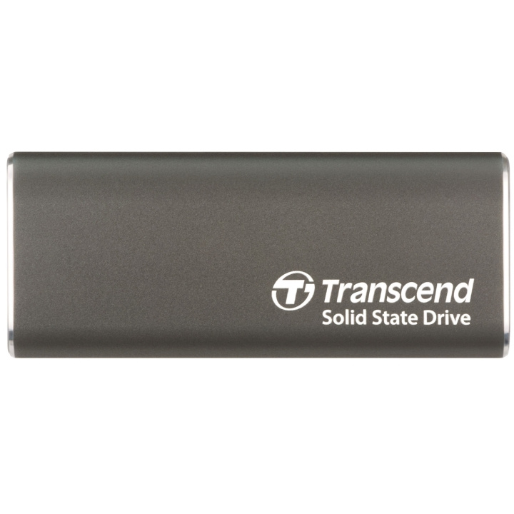 Transcend Portabel SSD ESD256C USB-C 500Gb 10Gbps (R1050/W950 Mb/s) Aluminium i gruppen Datautstyr / Datamaskin Tilbehør / Eksterne Harddisker hos TP E-commerce Nordic AB (C60281)