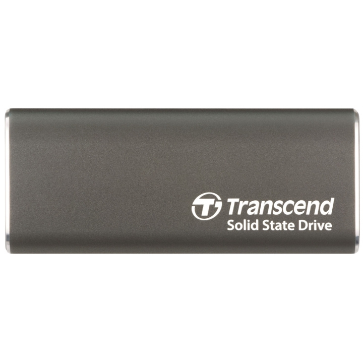 Transcend Portabel SSD ESD256C USB-C 1TB 10Gbps (R1050/W950 Mb/s) Aluminium i gruppen Datautstyr / Datamaskin Tilbehør / Eksterne Harddisker hos TP E-commerce Nordic AB (C60282)