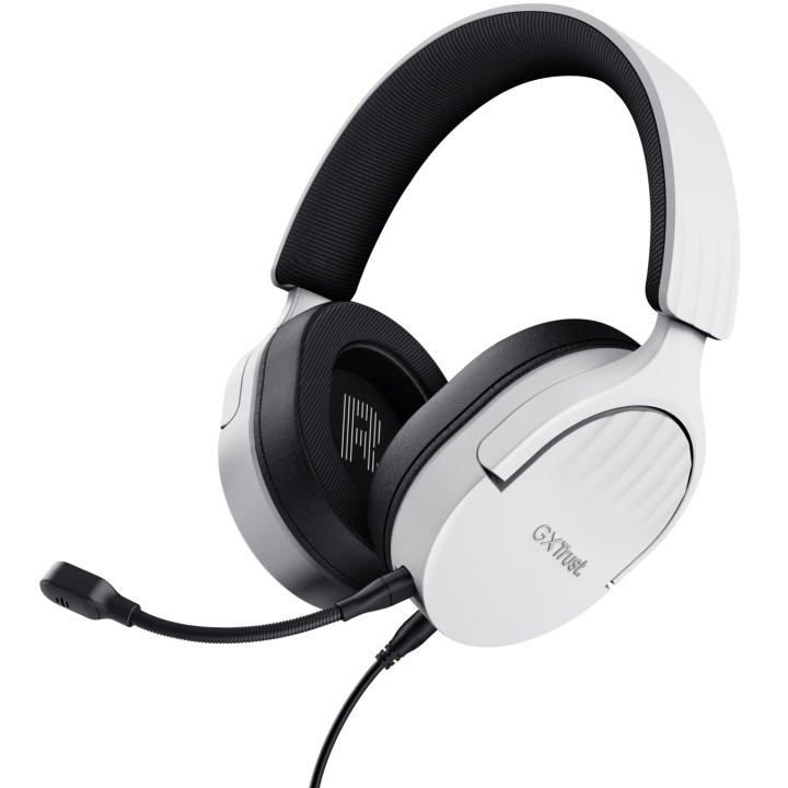 Trust GXT 489W Fayzo Gaming-hodesett Eco White i gruppen Datautstyr / GAMING / Headset hos TP E-commerce Nordic AB (C60296)