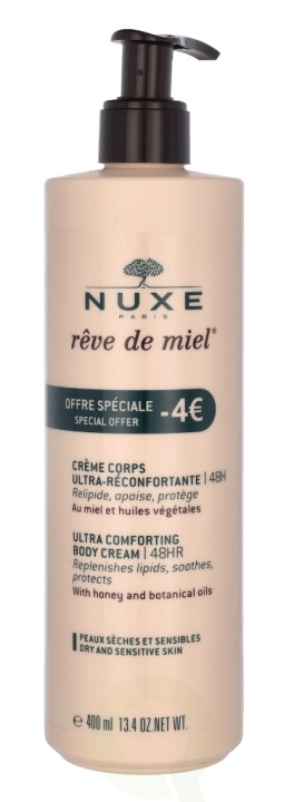 Nuxe Reve De Miel Ultra Comforting Body Cream 400 ml i gruppen HELSE OG SKJØNNHET / Hudpleie / Kroppspleie / Body lotion hos TP E-commerce Nordic AB (C60309)