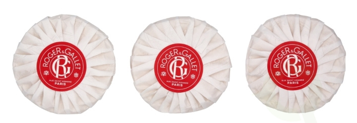 Roger & Gallet Jean Marie Farina Giftset 300 g Soap Bar - 3x100gr i gruppen HELSE OG SKJØNNHET / Gavesett / Gavesett for henne hos TP E-commerce Nordic AB (C60333)