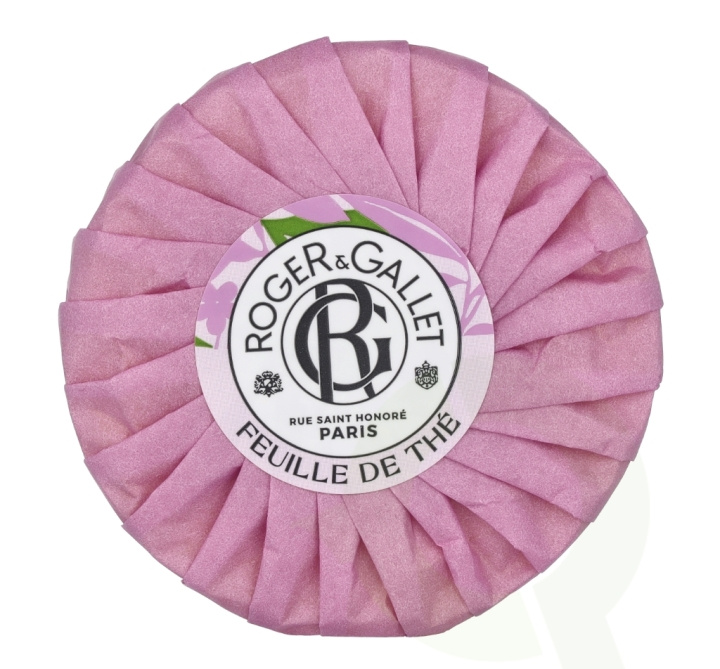 Roger & Gallet Feuille De The Soap Bar 100 g i gruppen HJEM, HUS OG HAGE / Baderom / Annet hos TP E-commerce Nordic AB (C60337)