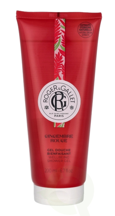 Roger & Gallet Gingembre Rouge Shower Gel 200 ml i gruppen HELSE OG SKJØNNHET / Hår & styling / Hårpleie / Sjampo hos TP E-commerce Nordic AB (C60346)