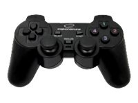 Esperanza Gamepad PC Sony PS2 og PS3 Svart i gruppen Elektronikk / TV-spill & tilbehør / Sony PlayStation 2 hos TP E-commerce Nordic AB (C60428)