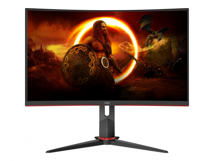 27" AOC Gaming CQ27G2S/BK - 2560x1440 - 165Hz - VA - HDR10 - 1 ms - Skjerm