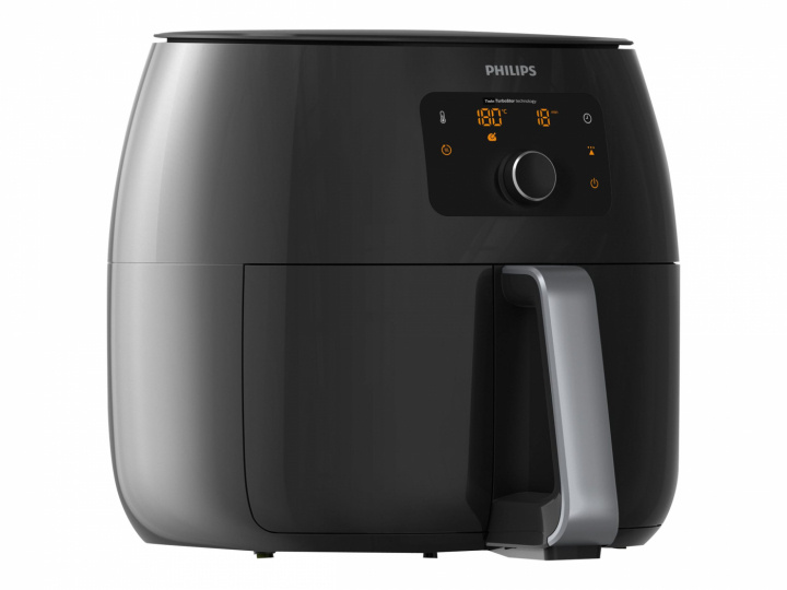 Philips Avance Collection XXL HD9650 Twin TurboStar Airfryer 2,2 kW svart i gruppen HJEM, HUS OG HAGE / Husholdningsapparater / Airfryers og frityrkokere hos TP E-commerce Nordic AB (C60499)